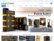 Tablet Screenshot of fospower.com